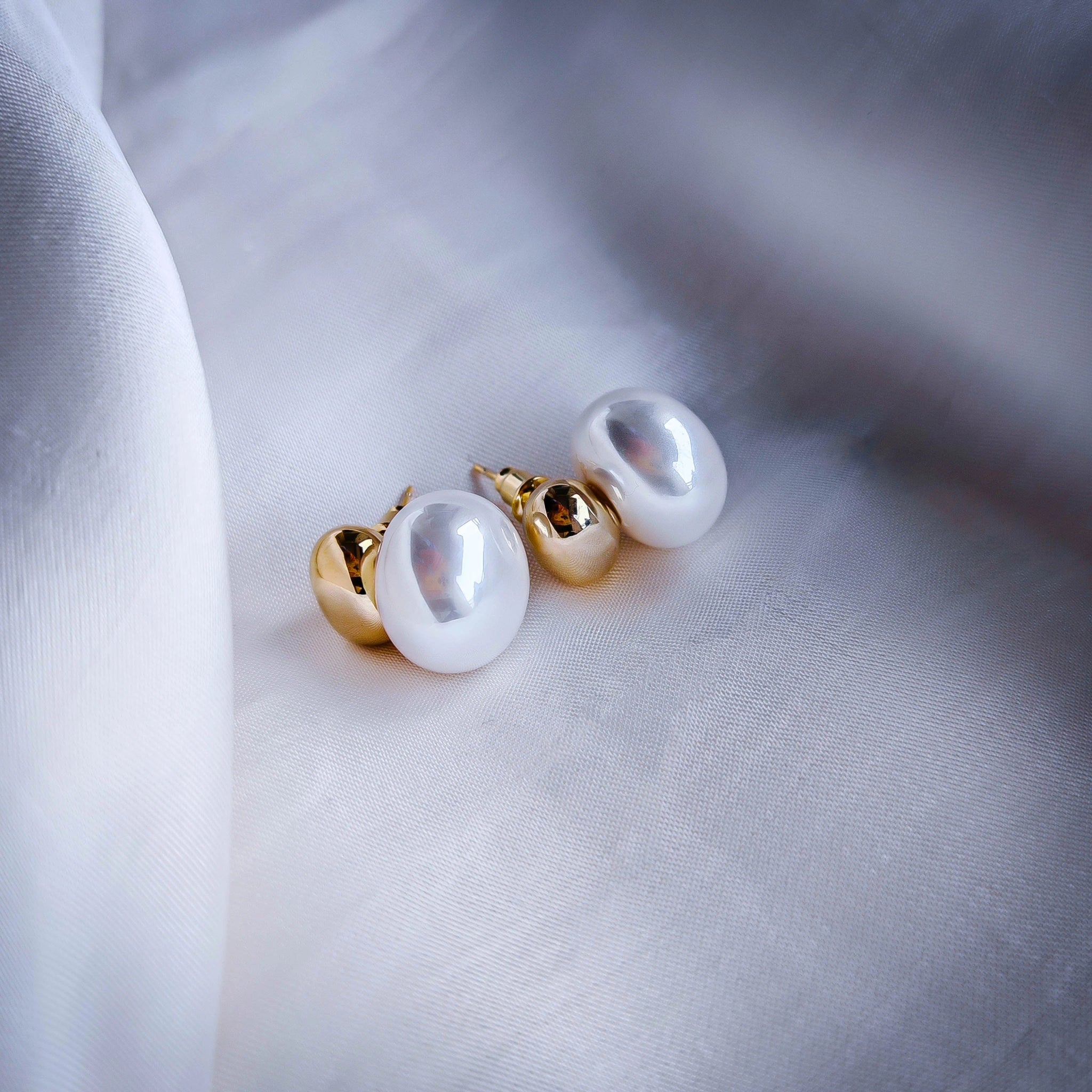 Modern Pearl Earings - Asiluna