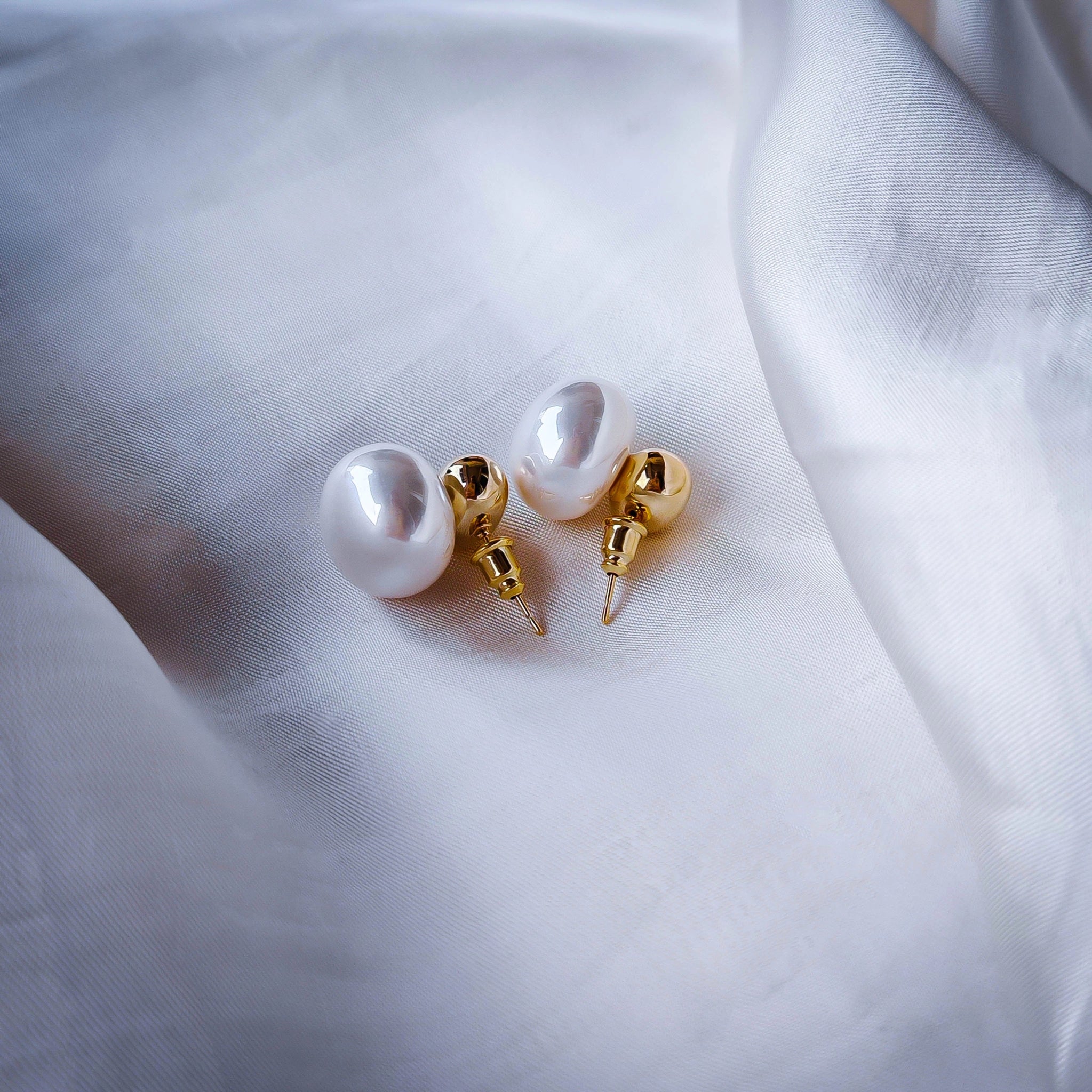 Modern Pearl Earings - Asiluna